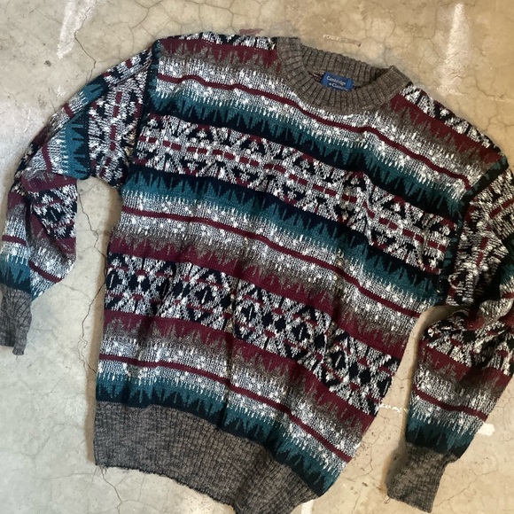 Vintage preppy dad sweater large - Picture 1 of 2
